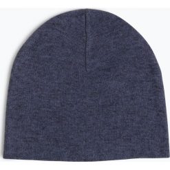 Franco Callegari - Czapka damska z dodatkiem alpaki i wełny merino, niebieski. Niebieskie czapki damskie marki Franco Callegari, bez wzorów, z wełny. Za 39,95 zł.