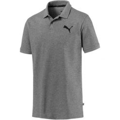 Puma Ess Pique Polo Medium Gray Heather Cat L. Szare koszulki męskie Puma, m, bez wzorów, eleganckie, polo, bez rękawów. W wyprzedaży za 99,00 zł.