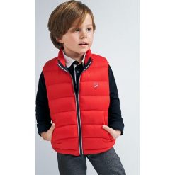 Mayoral - Bezrękawnik dziecięcy 92-134 cm. Czerwone kurtki chłopięce Mayoral, bez wzorów, z poliesteru, bez kaptura. Za 153,90 zł.