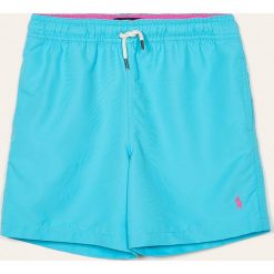 Polo Ralph Lauren - Szorty dziecięce 134-176 cm. Niebieskie spodenki chłopięce z poliesteru. Za 219,90 zł.
