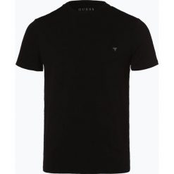Guess Jeans - T-shirt męski, czarny. Czarne t-shirty męskie Guess Jeans, m, z aplikacjami, z jeansu, bez kołnierzyka. Za 99,95 zł.