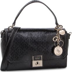 Torebka GUESS - Shannon (SG) HWSG72 97210 BLA. Czarne torebki klasyczne damskie marki Guess, z aplikacjami, ze skóry ekologicznej, klasyczne, bez dodatków. Za 599,00 zł.