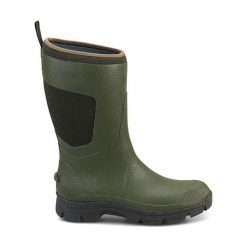 Kalosze w kolorze khaki. Brązowe kalosze męskie Tretorn, z materiału. W wyprzedaży za 319,95 zł.