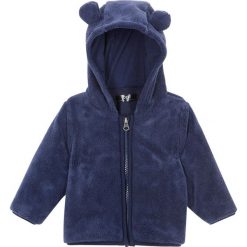Bluza niemowlęca rozpinana z polaru baranka bonprix ciemnoniebieski. Niebieskie bluzy niemowlęce bonprix, bez wzorów, z polaru, bez rękawów, z kapturem. Za 64,99 zł.