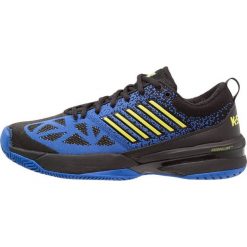 KSWISS KNITSHOT Obuwie multicourt black/strong blue/neon citron. Czarne buty sportowe męskie K-SWISS, z gumy, outdoorowe. Za 759,00 zł.