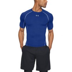 Under Armour Armour Compression Koszulka Niebieski. Niebieskie podkoszulki męskie s, z elastanu. Za 137,95 zł.