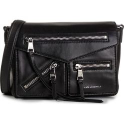 Torebka KARL LAGERFELD - 96KW3051 Black/Nickel. Czarne listonoszki damskie KARL LAGERFELD, bez wzorów, ze skóry, na ramię, bez dodatków. W wyprzedaży za 919,00 zł.