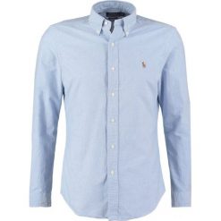 Polo Ralph Lauren SLIM FIT Koszula blue. Szare koszule męskie slim marki Polo Ralph Lauren, l, z bawełny, button down, z długim rękawem. Za 439,00 zł.
