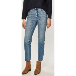 Only - Jeansy Erin. Niebieskie jeansy damskie ONLY, z podwyższonym stanem. W wyprzedaży za 129,90 zł.