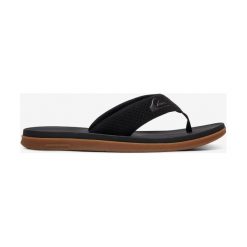 Quiksilver Haleiwa Plus Japonki Czarny Brązowy. Pomarańczowe klapki męskie Quiksilver, w paski, z materiału. Za 169,95 zł.