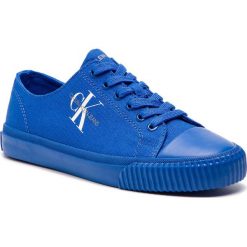 Trampki CALVIN KLEIN JEANS - Ireland R7799 Nautical Blue. Niebieskie półbuty damskie Calvin Klein Jeans, bez wzorów, z jeansu, bez zapięcia. W wyprzedaży za 339,00 zł.