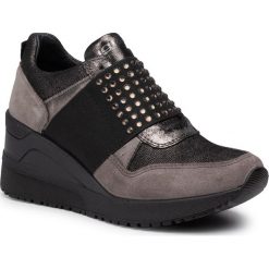 Sneakersy IGI&CO - 4143000 Scam. Szare półbuty damskie IGI&CO, na co dzień, bez wzorów, ze skóry, bez obcasa, na koturnie, bez zapięcia. Za 449,00 zł.