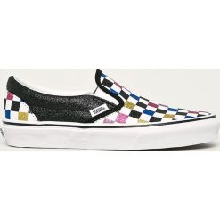 Vans - Tenisówki. Białe trampki i tenisówki damskie Vans, bez wzorów, z gumy, bez zapięcia. Za 279,90 zł.