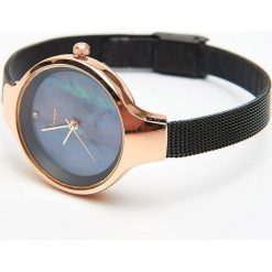 Zegarek na cienkim pasku - Czarny. Czarne zegarki damskie marki Cropp. Za 39,99 zł.