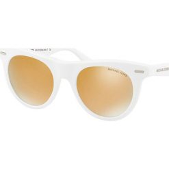 Michael Kors - Okulary. Białe okulary przeciwsłoneczne damskie Michael Kors, okrągłe. Za 749,90 zł.