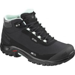 Salomon damskie buty Shelter Cs Wp W, Black/Black/Eggshell Blue, 41.3. Niebieskie buty sportowe damskie Salomon, bez wzorów, sportowe. W wyprzedaży za 379,00 zł.