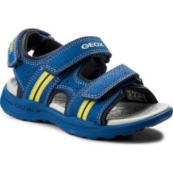 Sandały męskie skórzane: Sandały GEOX – J Vaniett B. B J825XB 015CE C4344 S Royal/Lime