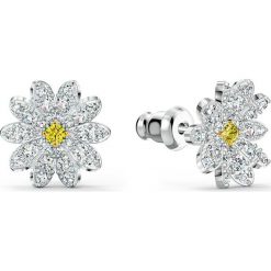 Swarovski - Biżuteria Eternal flower. Szara kolczyki damskie Swarovski, z kryształem, metalowe. Za 379,90 zł.