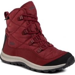 Trekkingi KEEN - Terradora Ankle Wp 1021738 Merlot/Raven. Czerwone trapery damskie Keen, z tworzywa sztucznego, bez obcasa, bez zapięcia. W wyprzedaży za 369,00 zł.