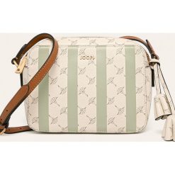 Joop! - Torebka. Białe listonoszki damskie JOOP!, w paski, ze skóry ekologicznej, na ramię, małe, bez dodatków. W wyprzedaży za 449,90 zł.