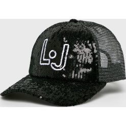 Liu Jo - Czapka. Szare czapki damskie Liu Jo, bez wzorów, z poliesteru. Za 219,90 zł.