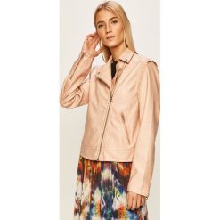 Pepe Jeans - Ramoneska Pina. Różowe kurtki damskie Pepe Jeans, s, bez wzorów, z poliesteru, krótkie. Za 519,90 zł.