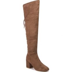 Muszkieterki BIG STAR - BB274518 Beige. Pomarańczowe kozaki damskie z materiału, retro. W wyprzedaży za 179,00 zł.