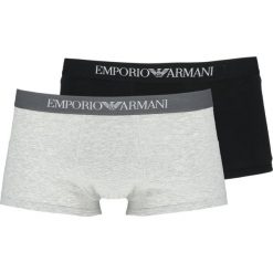 Emporio Armani TRUNK 2 PACK Panty black/heather gray. Czarne bokserki męskie marki Emporio Armani, z bawełny. Za 129,00 zł.