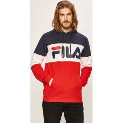Fila - Bluza. Zielone bluzy męskie Fila, s, z nadrukiem, z bawełny, z kapturem, bez rękawów, z kapturem. Za 319,90 zł.