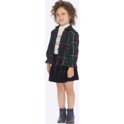 Mayoral - Spódnica dziecięca 92-134 cm. Brązowe spódniczki dziewczęce Mayoral, bez wzorów, z elastanu, mini, rozkloszowane. Za 115,90 zł.