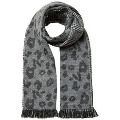 Vero Moda Szal Damski Minna Long Scarf Mediumgrey Melange. Szare szaliki damskie marki Vero Moda, z materiału. W wyprzedaży za 56,00 zł.