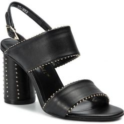 Sandały BRUNO PREMI - Nappa BW3404X Nero. Czarne klapki damskie Bruno Premi, z aplikacjami, ze skóry, bez obcasa, na obcasie. W wyprzedaży za 339,00 zł.