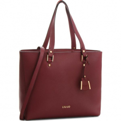 Torebka LIU JO - L Tote Isola A68006 E0087 Dark Red 91530. Czerwone torebki klasyczne damskie Liu Jo, ze skóry ekologicznej. Za 649,00 zł.