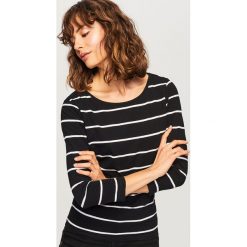 T-shirt z bawełny organicznej - Wielobarwn. Brązowe t-shirty damskie Reserved, l, z bawełny. Za 24,99 zł.