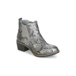 Botki LPB Shoes CAROLE. Szare botki damskie marki LPB Shoes, bez obcasa, bez zapięcia. Za 231,20 zł.
