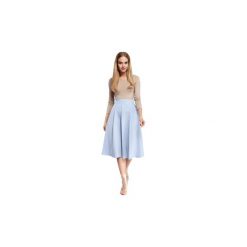 Spódnice krótkie Moe M302 Spódnica midi z zakładkami i kieszeniami. Szare minispódniczki Moe, l, oversize. Za 99,00 zł.