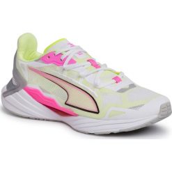 Buty PUMA - UltraRide Wn's 193756 02 White/Luminous Pink/Yellow. Białe buty sportowe damskie Puma, bez wzorów, z tworzywa sztucznego, sportowe, do biegania. Za 479,99 zł.