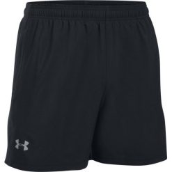 Under Armour Spodenki Launch Sw 5'' Short Black Reflective S. Czarne bermudy męskie Under Armour, sportowe. W wyprzedaży za 119,00 zł.