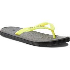 Japonki NEW BALANCE - W6076YL Żółty. Żółte klapki damskie New Balance, bez wzorów, z tworzywa sztucznego, bez obcasa. W wyprzedaży za 49,99 zł.