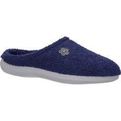 Granatowe kapcie z kwiatkiem inblu bs31ts01w. Kapcie damskie Inblu. Za 48,99 zł.