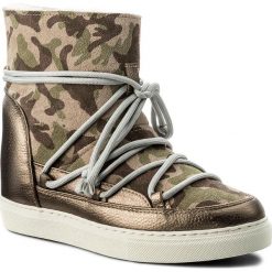 Buty zimowe damskie: Buty INUIKII – Sneaker Wedge 30115 Camuflage Green