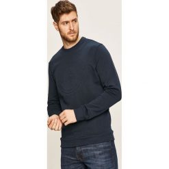 Trussardi Jeans - Bluza. Niebieskie bluzy męskie Trussardi Jeans, xl, z aplikacjami, z bawełny, z okrągłym kołnierzem, bez rękawów, bez kaptura. W wyprzedaży za 219,90 zł.