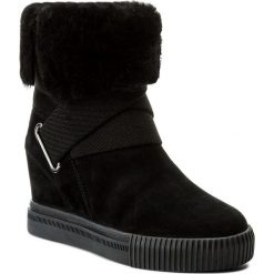 Buty zimowe damskie: Botki SCA'VIOLA - B-16 Black
