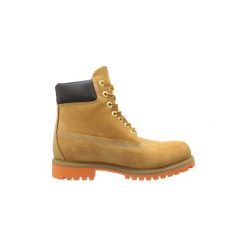 Kozaki Timberland 6326A. Brązowe kozaki damskie Timberland, bez obcasa, bez zapięcia. Za 506,48 zł.