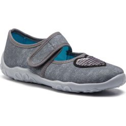 Kapcie SUPERFIT - 4-00280-20 S Grau. Szare sandały dziewczęce Superfit, z tworzywa sztucznego, bez zapięcia. Za 149,00 zł.