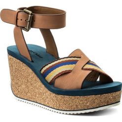 Sandały damskie: Sandały SEE BY CHLOÉ – SB30144 Nat.Calf 533/Cuoio/Ribbon Multi/Cork 518