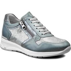 Sneakersy NERO GIARDINI - P717040D Dream Navy 205. Niebieskie półbuty damskie marki Nero Giardini, na co dzień, bez wzorów, ze skóry, bez obcasa, na płaskiej podeszwie, bez zapięcia. W wyprzedaży za 389,00 zł.