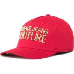 Czapka z daszkiem VERSACE JEANS COUTURE - E8VVBK04 65021 537. Czerwone czapki damskie Versace Jeans Couture, bez wzorów, z bawełny. W wyprzedaży za 199,00 zł.