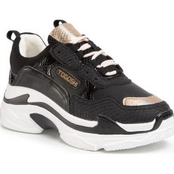 Sneakersy TOGOSHI - TG-09-04-000159 136. Czarne półbuty damskie Togoshi, na co dzień, bez wzorów, ze skóry, bez obcasa, bez zapięcia. W wyprzedaży za 349,00 zł.
