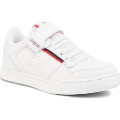 Sneakersy KAPPA - Marabu K 260737K White/Red 1020. Białe półbuty dziewczęce Kappa, na rzepy. Za 99,00 zł.